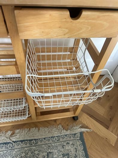 Bamboo Kitchen Trolley
