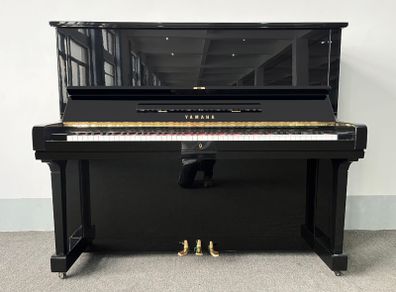 Yamaha U3F Upright Piano, Polished Ebony, Refurbished