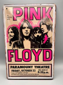 Pink Floyd Metal Tour Sign