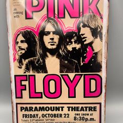 Pink Floyd Metal Tour Sign