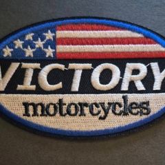 Victory motorcycles, cloth patch.
