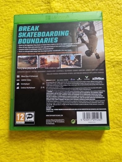 Tony Hawk s Pro Skater 1+2 Xbox one games Original