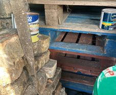 wooden pallets