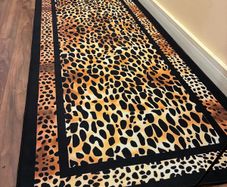 Leopard print rug/runner free for collection from Greystones