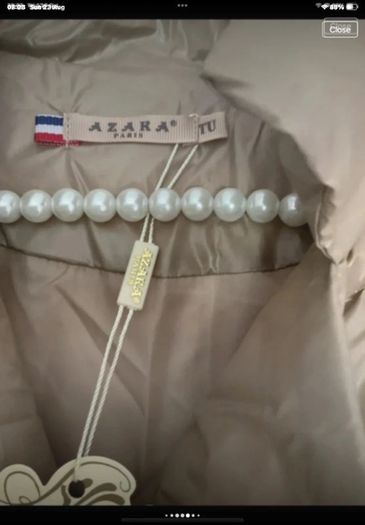 gilet Bnwt Azara beige tie belt gilet TU sizing