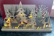 Wooden Christmas Scene