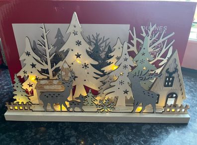 Wooden Christmas Scene