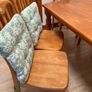 Wooden Table & Chairs Image 3