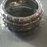 sterling silver ring with wide band Image 6