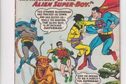 POW only 10 euro Worlds Finest #124 (1962) The Mystery Of The Alien Super-boy Dc Silver Age Comic