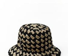 Zara Crochet-effect Bucket Hat