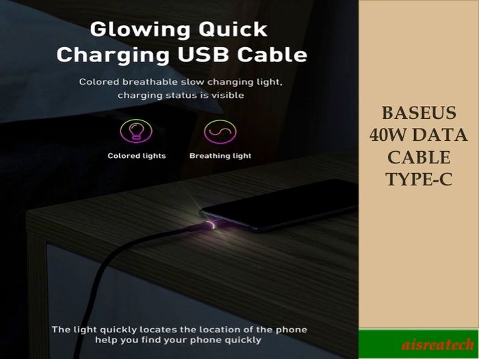 BASEUS 5A USB Type-C Cable For Huawei Mate 30 20 P40 P30 P20 Pro Lite