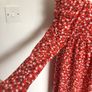 Next Ladies long sleeve Red & Black dress size 14 price includes postage Image 2