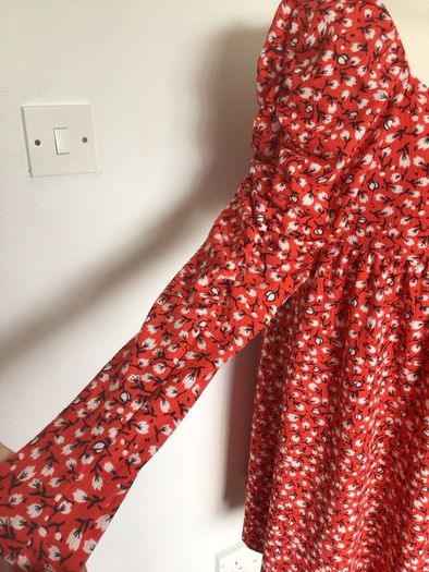 Next Ladies long sleeve Red & Black dress size 14 price includes postage