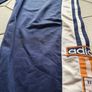 Women's Blue Adidas Vintage retro adibreak poppers Track Pants D4 Size L large trousers Image 4