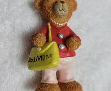 Ornament Teddy No. 1 Mum Number 1 Mum Mother Mom Mam