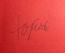 First edition Tony Curtis autographed autobiography