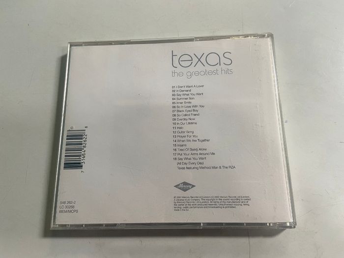 Texas The Greatest Hits CD
