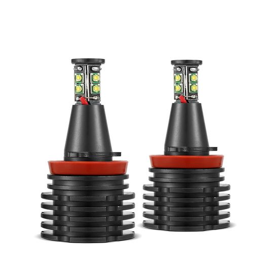 H8 LED Error Free Fog Light Bulb 120W 6000LM For CREE Chips Angel Eye Marker Light Bulbs For BMW E90 E92 E82 E70 X5 E71 X6 Car Fog Lights
