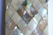 Vintage Mother of Pearl Box, Card Holder French Art Deco