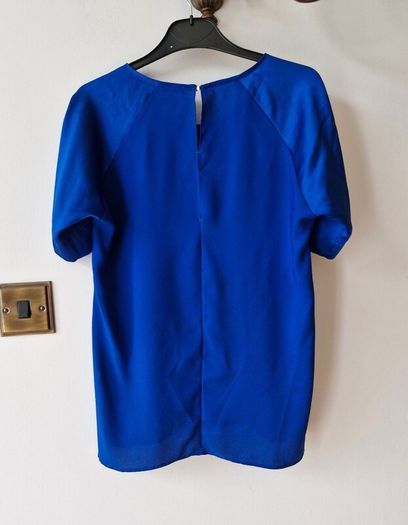 Blue short sleeve top (River Island)