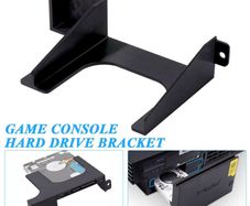 2.5IN Hard Drive Bracket For PS2 SATA Network Adapter 3D Printed Stand Holder HDD Bracket SSD Stand For PS2 Fat Game Co