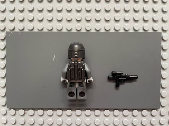 lego Star Wars sw0494 Mandalorian Super Commando minifigure- Large Sand Blue Eyes