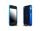 iPod Touch 4, 4G Hard Case Flux Blue and Black Case Free Screen Guard