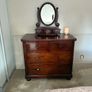 Mahogany bedside lockers Image 3