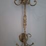 Vintage Wall Mounted Coat Rack, Antique Style Hooks Image 2