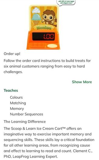 Leap Frog scoop & learn ice cream cart - sounds no longer working