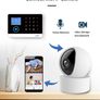 Wireless WIFI GSM Home Security Mobile Phone Alarm System For Tuya Smart Life APP With Motion Sensor Detector Compatible With Alexa & Google Image 2