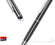 64GB Digital Voice Recorder with USB Type C, 4800Hrs Recording Storage Duration Dictaphone, Voice Activated Recording Recorder with AI Noise Reduction, Recording Device for Classes Meetings Lectures