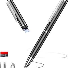 64GB Digital Voice Recorder with USB Type C, 4800Hrs Recording Storage Duration Dictaphone, Voice Activated Recording Recorder with AI Noise Reduction, Recording Device for Classes Meetings Lectures
