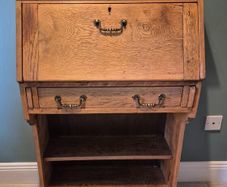 Edwardian Oak Bureau