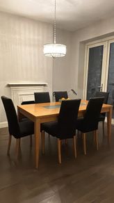 Dining table and 6 chairs