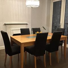 Dining table and chairs