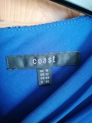 dress  coast size 16 lace lined  loops for belt if wanted