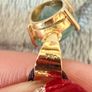 18k gold aquamarine pendant Image 5