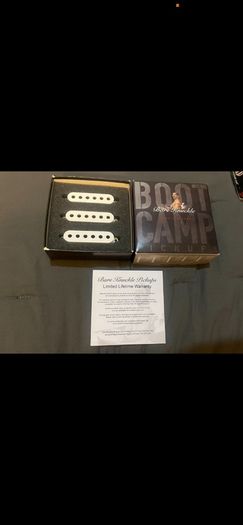 Bare Knuckle Boot Camp Old Guard Single Coil fender Stratocaster pickups Set neck middle bridge White electric guitar parts accessories