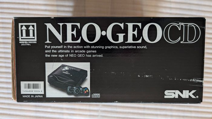 Boxed Neo Geo CD Top Loader - Furrtek NeoCD SD Loader - Japan Import
