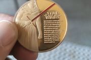 Star Wars / Film - Medaille - 24 Karat Vergoldet - Koloriert - Selten