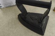 Antique Black Cast Iron Original Cast Iron Flat Iron / Door Stop / Bookend / Farmhouse Kitchen