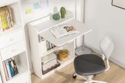 Folding table with 3 shelves  Folding Desk  Computer Desk