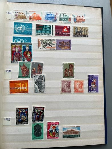 Stamps album LUXEMBURG