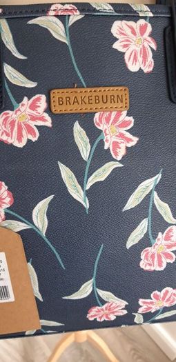 Brakeburn New Navy Summer Bloom Tote Bag