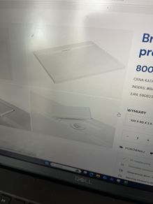 Shower Tray 120x90 white