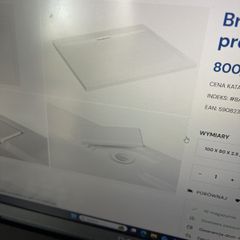 Shower Tray 120x90 white