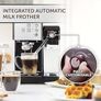 FREE EXPRESS SHIPPING Breville One-Touch CoffeeHouse Coffee Machine | Espresso, Cappuccino & Latte Maker | 19 Bar Italian Pump | Automatic Milk Frother | ESE Pod Compatible Image 6