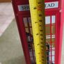 M&S Shortbread Tin London Phone Booth Collectible Metal Canister 2014 Empty Image 2